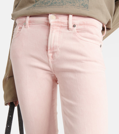 7 For All Mankind High-rise Bootcut Jeans In Blue