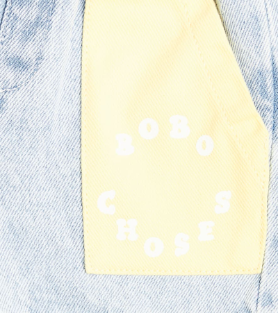 Shop Bobo Choses Baby Circle Cotton Shorts In Yellow