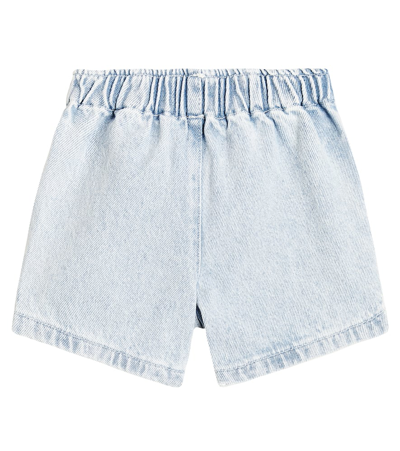 Bobo Choses Baby Circle Cotton Shorts In Yellow