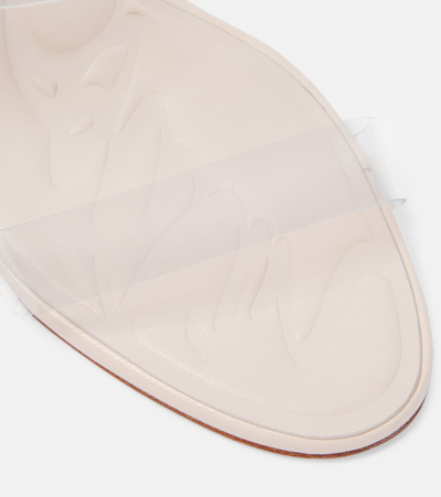 Christian Louboutin Just Loubi 85 Pvc Sandals In Neutrals