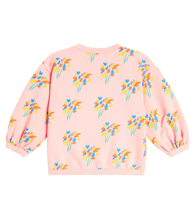 Bobo Choses Baby Fireworks Jersey Sweatshirt In Pink