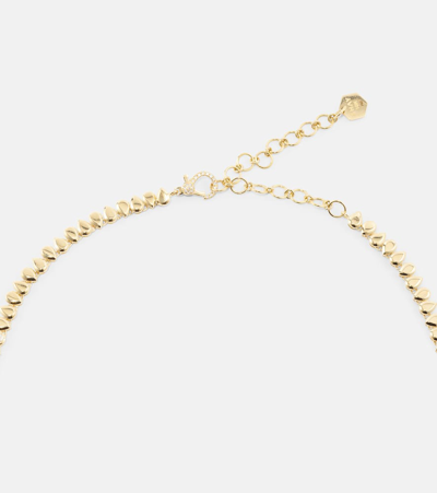 Shop Shay Jewelry Tennis 18kt Gold Necklace With Diamonds