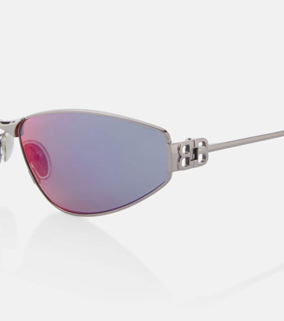 Balenciaga Grey Cat Eye Ladies Sunglasses Bb0335s 001 65 In Silver