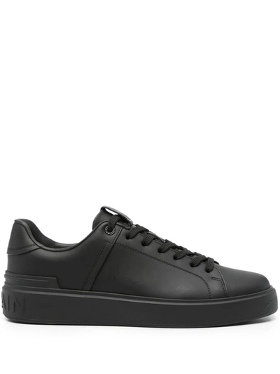 Shop Balmain Sneakers In Black