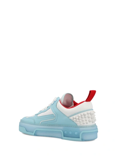Shop Christian Louboutin Sneakers In Mineral/white