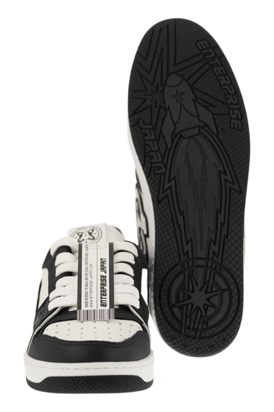 Shop Enterprise Japan Ej Rocket - Sneakers In Black/white