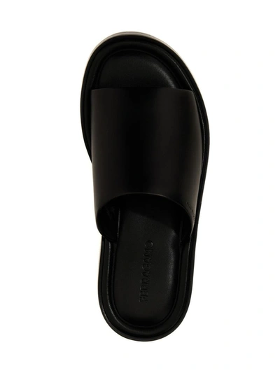 Shop Ferragamo 'giunone' Sandals In Black