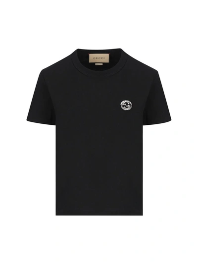 Shop Gucci T-shirt And Polo In Black