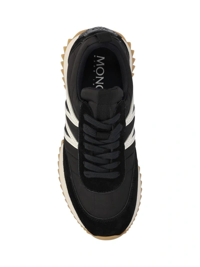 Shop Moncler Sneakers In Charcoal