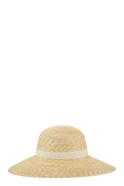 Shop Polo Ralph Lauren Straw Hat In Natural
