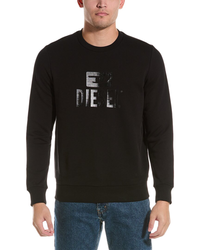 Shop Diesel Gir Crewneck Sweatshirt In Black