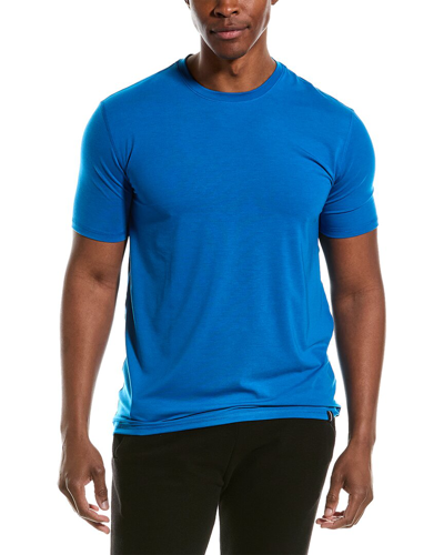 Shop Fourlaps Radius T-shirt In Blue