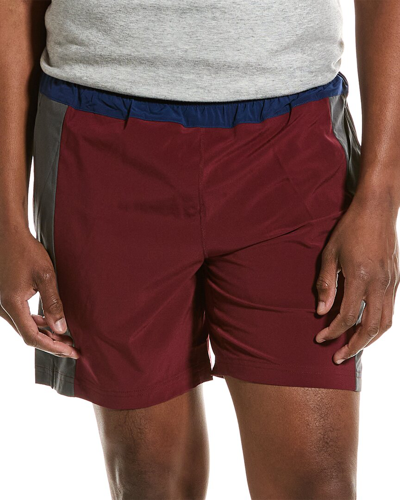 Shop Fourlaps Bolt Short In Red