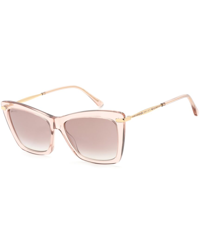 Shop Jimmy Choo Women's Sady/s 56mm Sunglasses In Brown