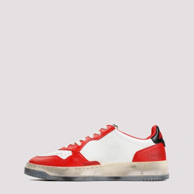Shop Autry Medalist Supervintage Sneakers Shoes In Red