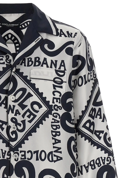 Shop Dolce & Gabbana Men 'marina' Shirt In Multicolor