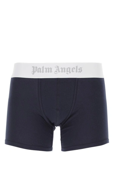 Shop Palm Angels Man Intimo In Blue