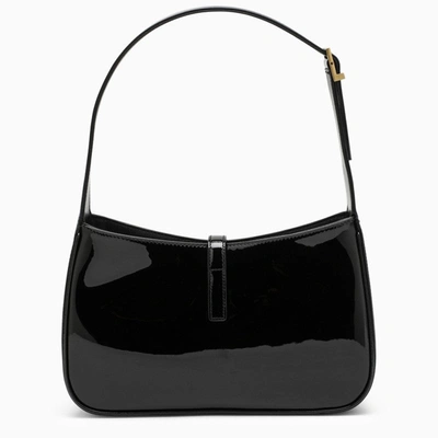 Shop Saint Laurent Le 5 A 7 Black Shoulder Bag Women