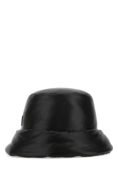 Shop Versace Woman Black Nylon Hat
