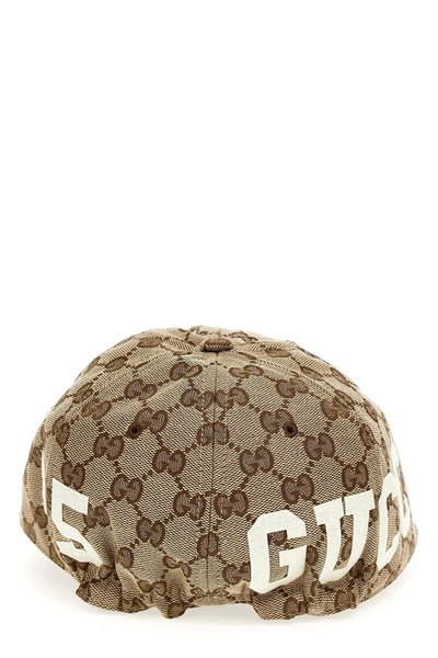 Shop Gucci Women '25 ' Cap In Cream