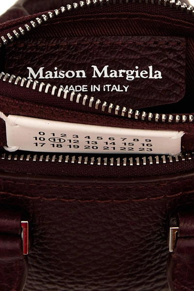 Shop Maison Margiela Women '5ac Classique Baby' Shoulder Bag In Purple