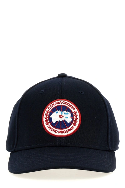 Shop Canada Goose Men 'cg Arctic' Cap In Blue