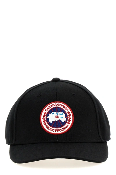 Shop Canada Goose Men 'cg Arctic' Cap In Black