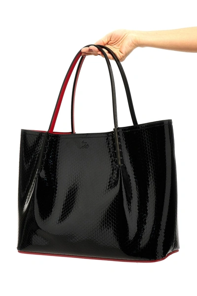 Shop Christian Louboutin Women 'cabarock Large' Shopping Bag In Black