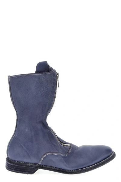 Shop Guidi Women '310' Ankle Boots In Purple