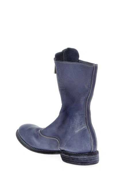 Shop Guidi Women '310' Ankle Boots In Purple