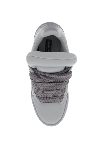 Shop Dolce & Gabbana Mega Skate Sneakers Men In Gray