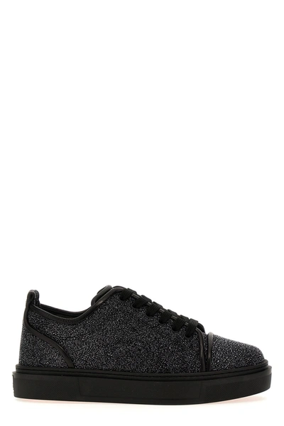 Shop Christian Louboutin Men 'adolon Junior' Sneakers In Black