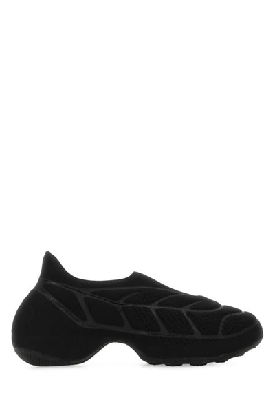 Shop Givenchy Man Black Fabric Tk-360+ Slip Ons