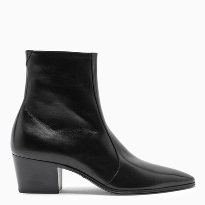 Shop Saint Laurent Black Vassily Medium Boots Women