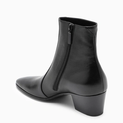Shop Saint Laurent Black Vassily Medium Boots Women