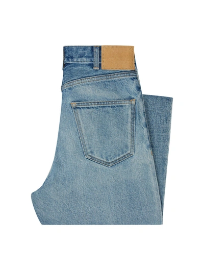 Shop Celine Women Margaret Jeans In Denim With Pismo Pismo Wash In Blue