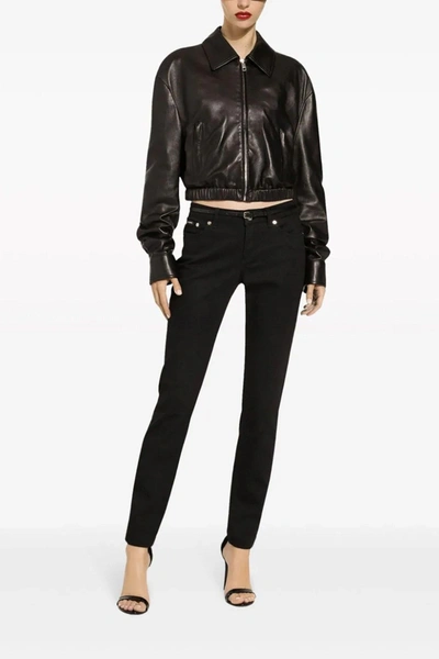 Shop Dolce & Gabbana Women 'audrey' Jeans In Black