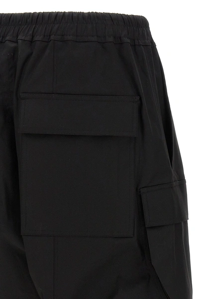 Shop Rick Owens Men 'cargo Long' Pants In Black