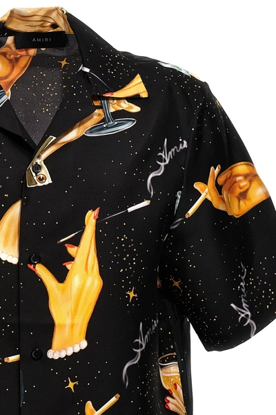 Shop Amiri Men 'champagne Bowling' Shirt In Multicolor