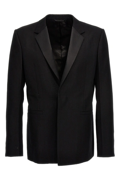 Shop Givenchy Men Blazer 'evening Tuxedo' In Black