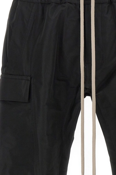 Shop Rick Owens Men 'mastodon Megacargo' Pants In Black