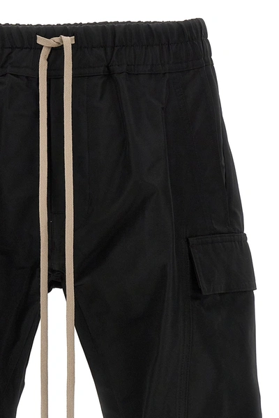 Shop Rick Owens Men 'mastodon Megacargo' Pants In Black