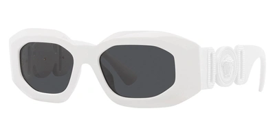 Shop Versace Men's 54mm White Sunglasses
