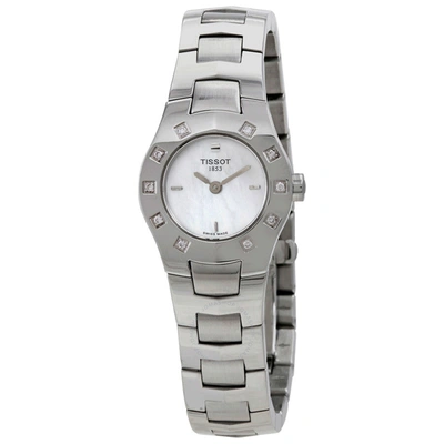 Shop Tissot Women's T-trend 25mm Quartz Watch In Silver