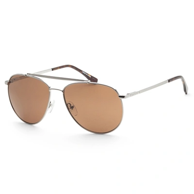 Shop Lacoste Men's 57mm Gunmetal Sunglasses In Multi