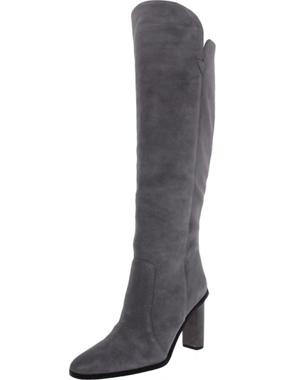 Shop Vince Camuto Palley Womens Tall Pull-on Over-the-knee Boots In Grey