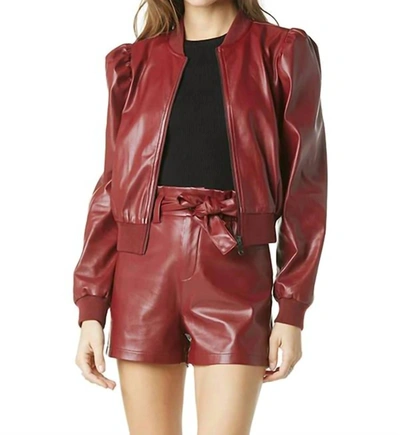 Shop Tart Collections Amma Jacket In Cabernet In Red
