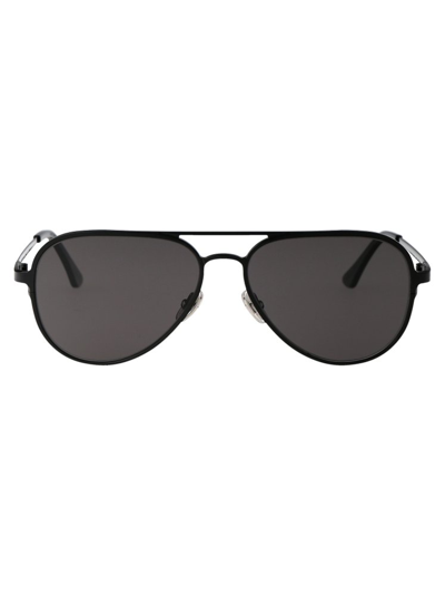Shop Retrosuperfuture Legacy Aviator Sunglasses In Black