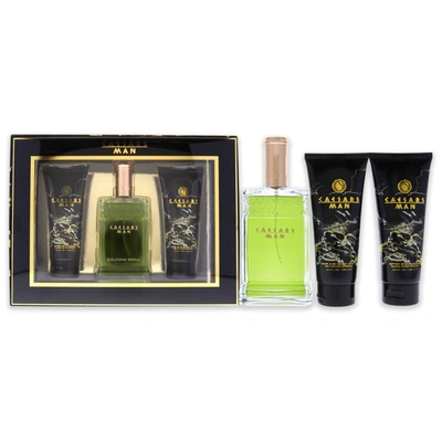Shop Caesars For Men 3 Pc Gift Set 4oz Cologne Spray, 3.3oz Hair And Body Wash, 3.3oz After Shave Balm