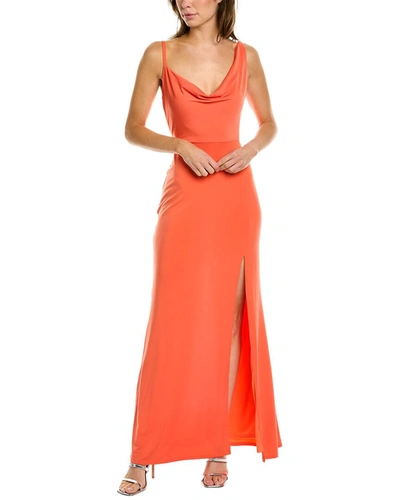 Shop Laundry By Shelli Segal Cowl Maxi Dress In Pink